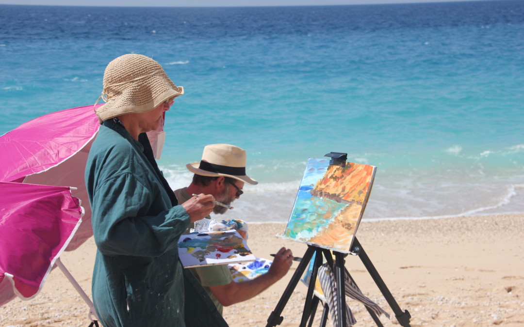 Recent review of a painting holiday in Kalkan Turkey