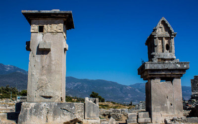 Lycian monumental tombs, Xanthos