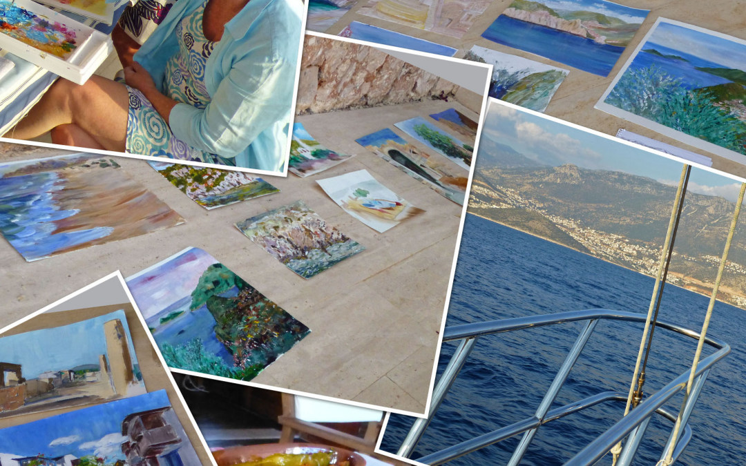 Happy New Year from Creative-Getaways! Join our April Painting Holiday!